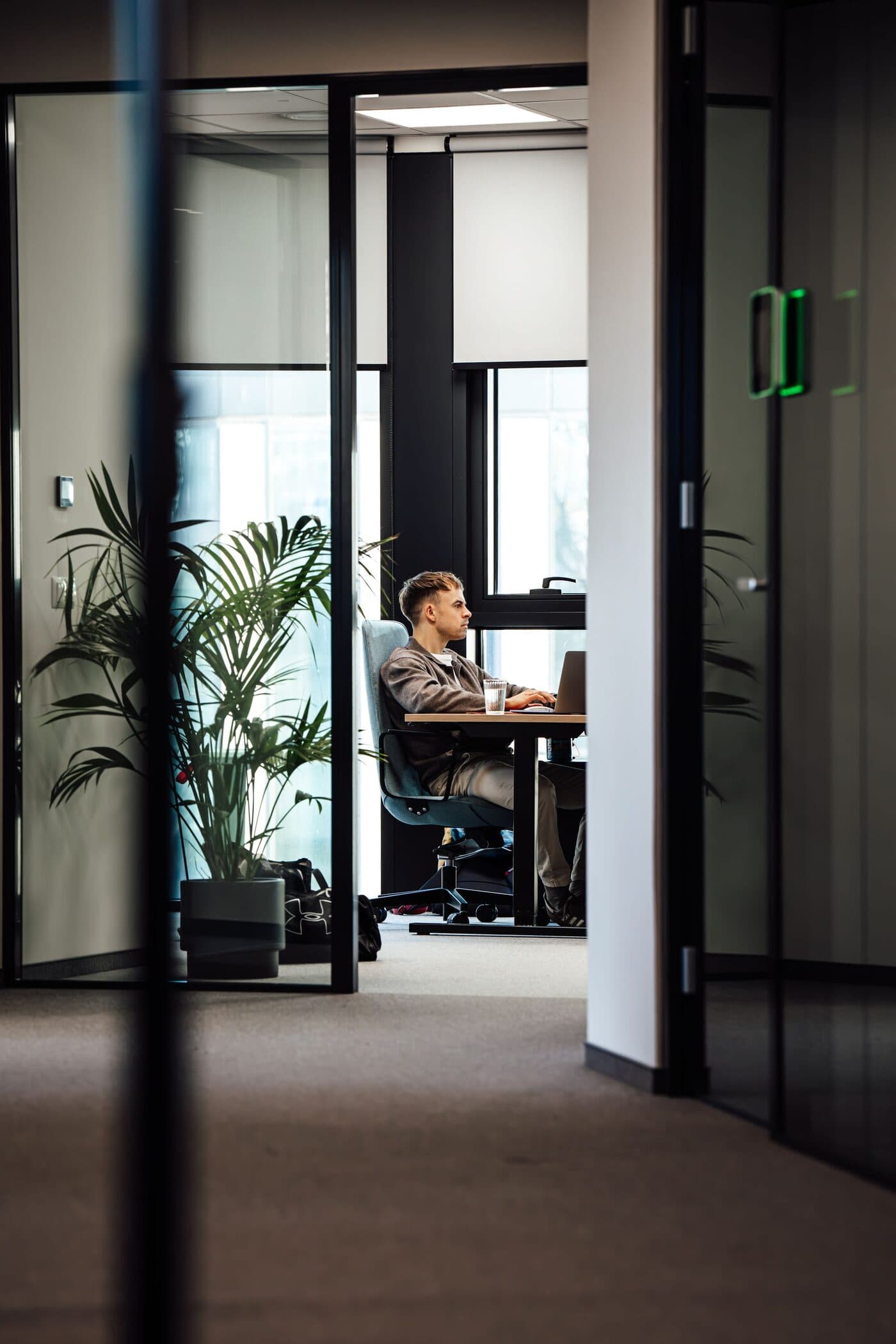An Openora.ai engineer working on a contract